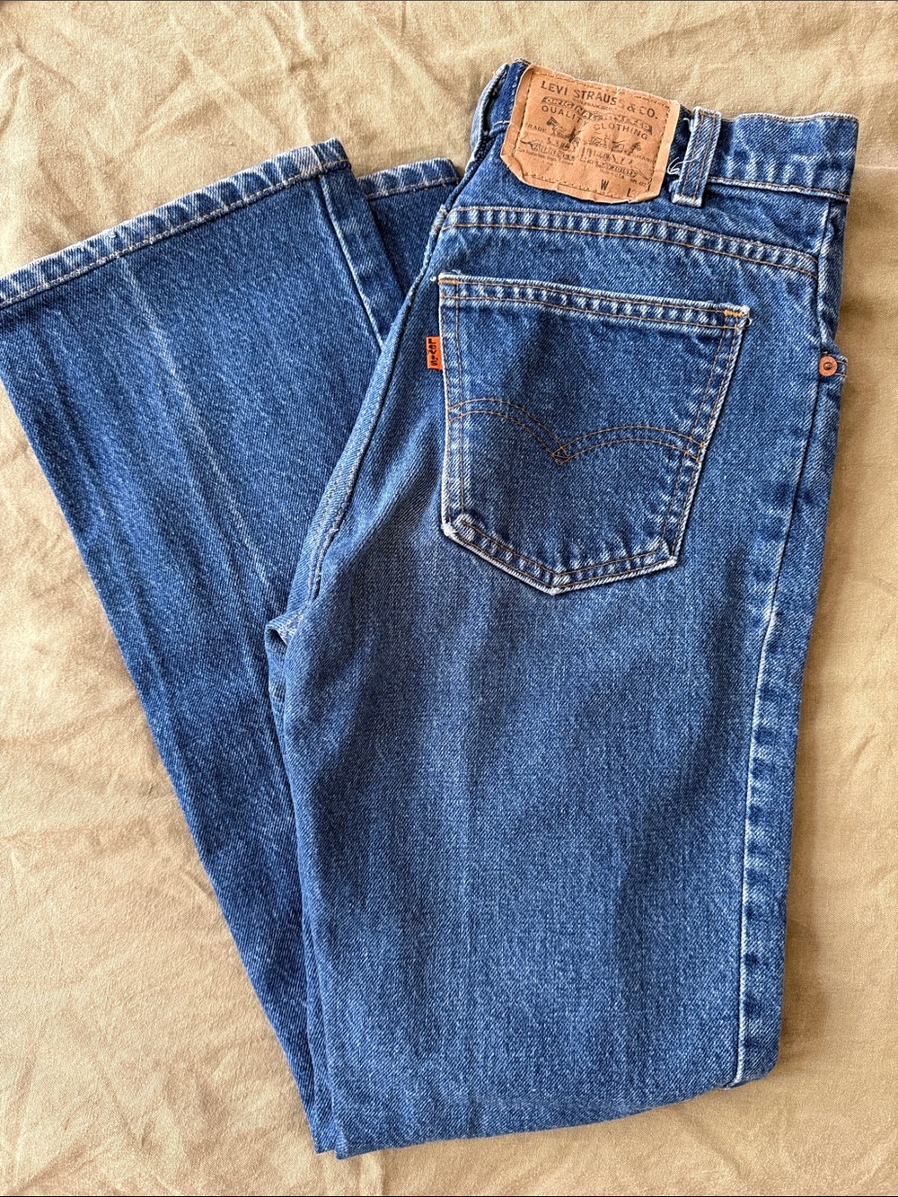 Levi's 517 orange tab Medium Blue Straight-Leg Denim Jeans